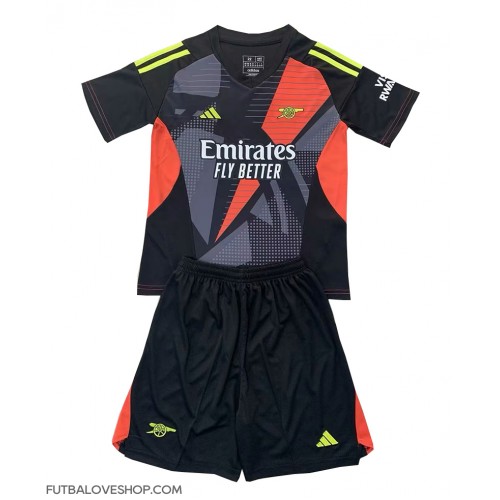 Dres Arsenal Brankarsky Tretina pre deti 2024-25 Krátky Rukáv (+ trenírky)